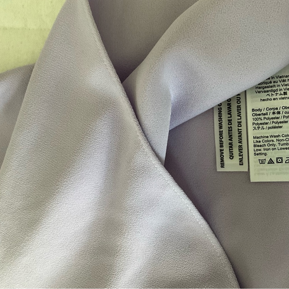 J. Crew Lavender Ruffle Blouse - Picture 6 of 6